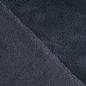 Preview: Bambus-Fleece Frottee Doubleface dunkelgrau